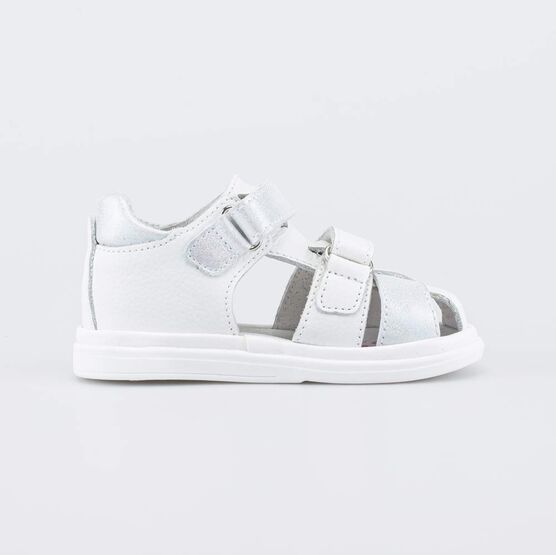 322187-23 Детские летние сандалии Серебристый блеск для девочки серебристый фото №2