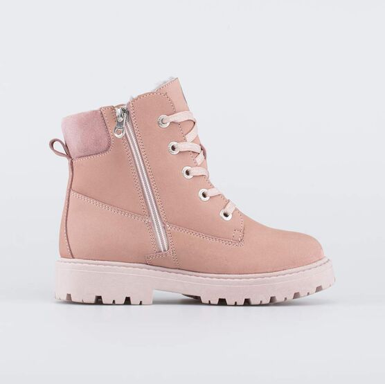552275-52 Ботинки для девочки зимние для девочки розовый фото №2