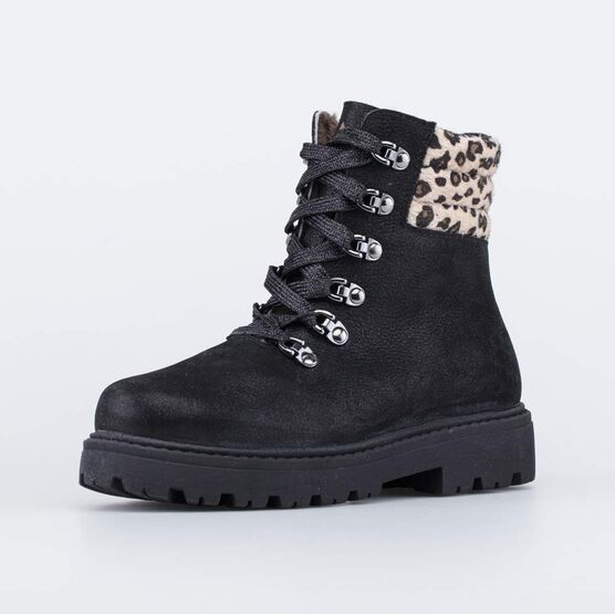 652173-55 Зимние ботинки для девочки для девочки черный