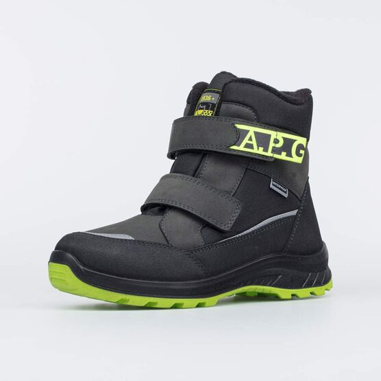 654846-42 Мембранные ботинки для мальчика для мальчики темно-серый