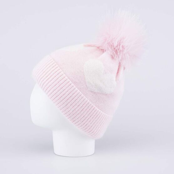 07811460-41 Шапка с утеплителем Thinsulate для девочки для девочки розовый + белый фото №3