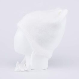 07811462-40 Шапка кошка на зиму для девочки для девочки светло-бежевый фото №3