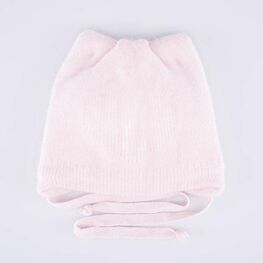 07811462-41 Шапка кошка на зиму для девочки для девочки розовый