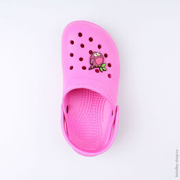 03014001-40 Украшение для обуви Птаха для девочки розовый фото №2