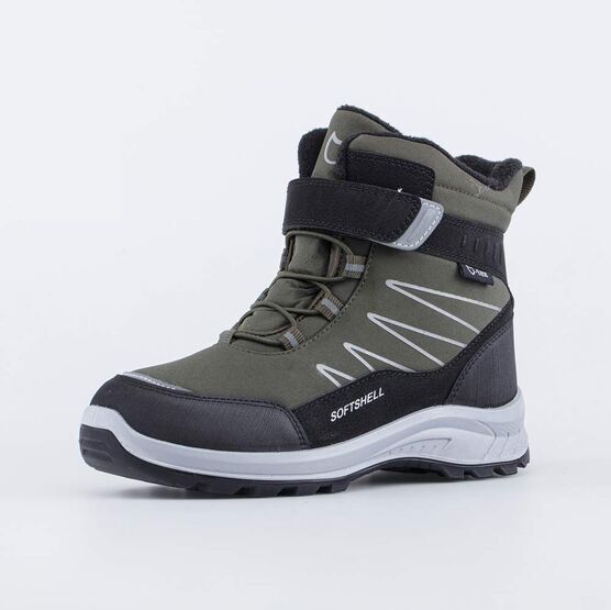 654818-45 Мембранные ботинки SoftShell для мальчики хаки