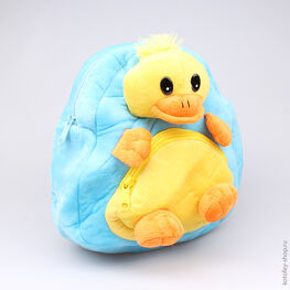02003067-00 Плюшевый рюкзак Утенок для универсальные голубой