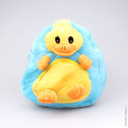 02003067-00 Плюшевый рюкзак Утенок для универсальные голубой фото №2