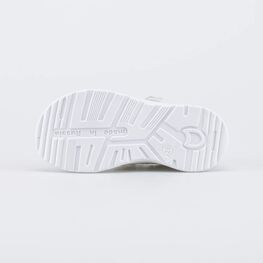 222092-28 Кожаные сандалии на липучках 1936 для девочки белый + розовый фото №3