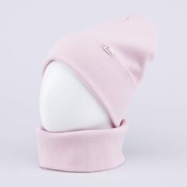 07811479-41 Демисезонный комплект шапка + снуд для девочки для девочки розовый фото №2