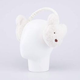 07818015-40 Меховые наушники для девочки бежевый для девочки бежевый фото №2