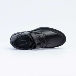 632306-22 Туфли черные для мальчика для мальчики черный фото №4