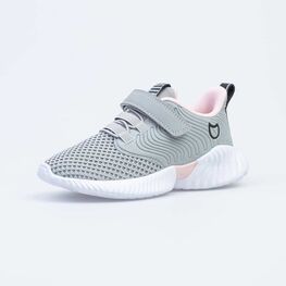 644314-71 Кроссовки для девочки сер-роз