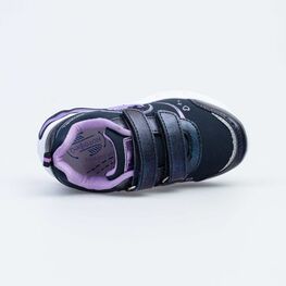 344315-71 Кроссовки с LED-подсветкой на подошве для девочки син-сир фото №4