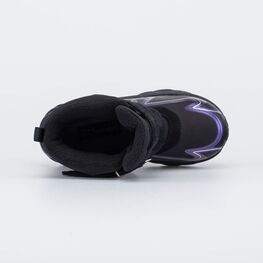 454710-82 Зимние мембранные ботинки с Softshell и Thinsulate для девочки черный + фиолетовый фото №4