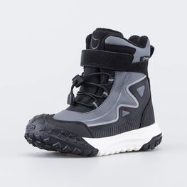 454712-41 Зимние мембранные ботинки с LED и Softshell Суперзащита для мальчики серый + черный