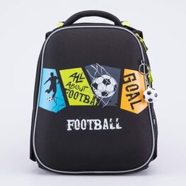 02704335-40 Рюкзак школьный Football КК для мальчики черный