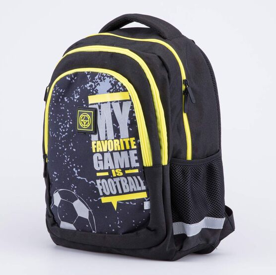 02704346-40 Рюкзак школьный черный для мальчики черный фото №2