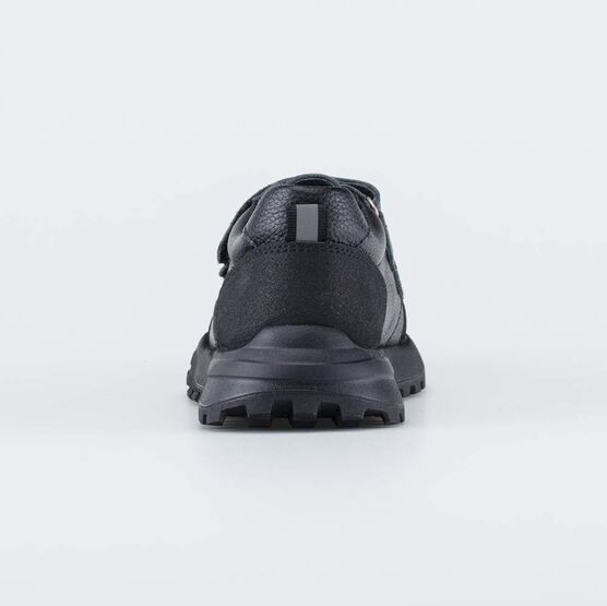 732388-21 Кожаные полуботинки на липучках для мальчики черный фото №5