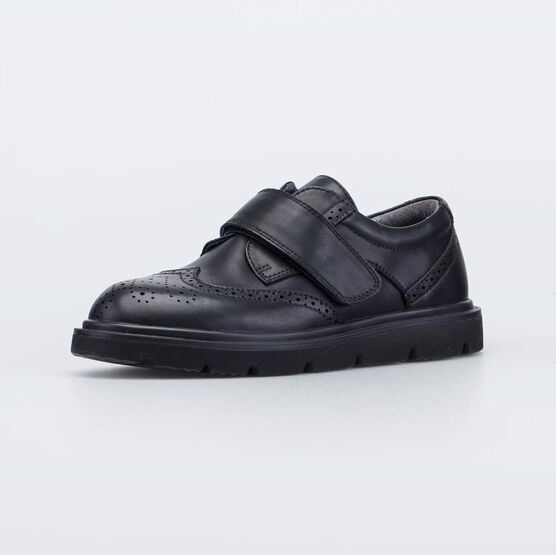 732393-22 Кожаные туфли-броги для мальчика-подростка для мальчики черный