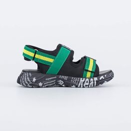 424004-22 Сандалии для мальчики чер-зел фото №2