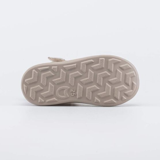 352422-31 Утепленные кожаные ботинки для девочки для девочки розовый + бежевый фото №3