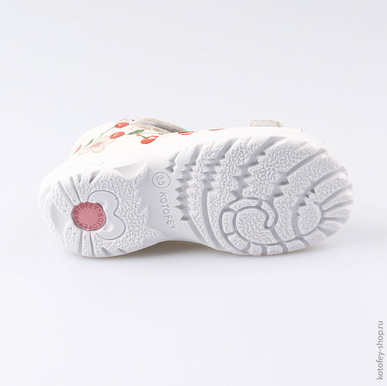322089-21 Босоножки для девочки бел-цве фото №3