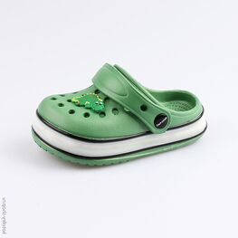 325072-01 Сабо пляжные с LED-подсветкой для мальчики зеленый