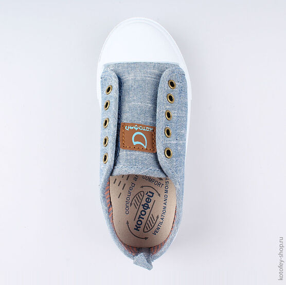 531079-11 Кеды для мальчики голубой фото №4