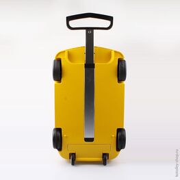 02012003-40 Чемодан-машинка (с пультом управления) желтый для универсальные желтый фото №3