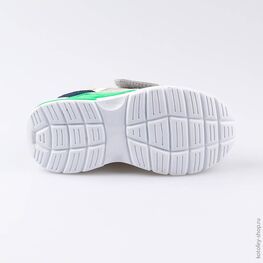 344202-71 Кроссовки с LED-подсветкой на подошве для мальчики сер-зел фото №3