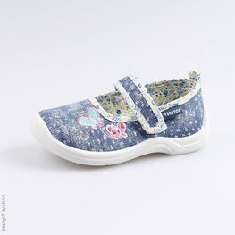 231129-11 Текстильная обувь для девочки светло-синий