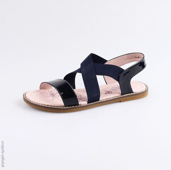 724002-21 Босоножки для девочки светло-синий