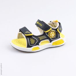 324020-11 Пляжная обувь с LED-подсветкой для мальчики син-жел