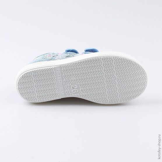 331125-11 Кеды для девочки голубой фото №3
