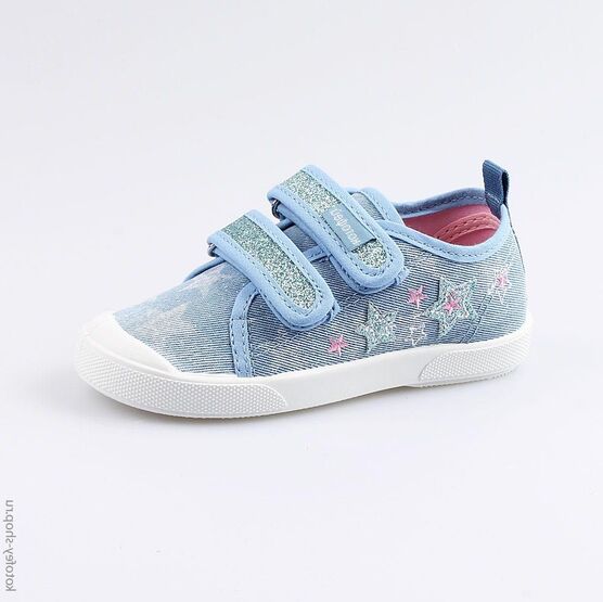 331125-11 Кеды для девочки голубой