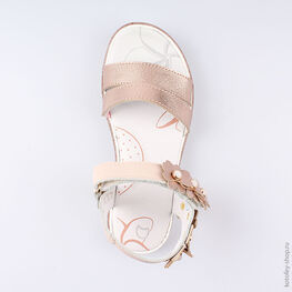 522133-21 Босоножки для девочки роз-зол фото №4