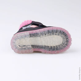 152213-32 Ботинки для девочки светло-синий фото №3