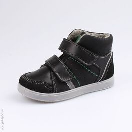 352192-31 Ботинки утепленные на весну/осень для мальчики черный