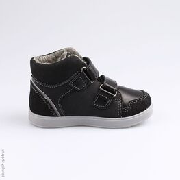 352192-31 Ботинки утепленные на весну/осень для мальчики черный фото №2