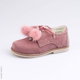 332102-23 Полуботинки для девочки розовый