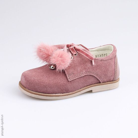 332102-23 Полуботинки для девочки розовый