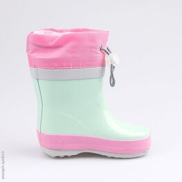 166089-11 Резиновые сапоги для девочки гол-роз фото №2