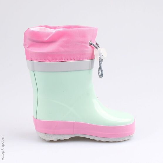 166089-11 Резиновые сапоги для девочки гол-роз фото №2