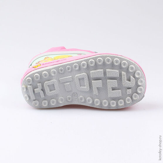 166089-11 Резиновые сапоги для девочки гол-роз фото №3