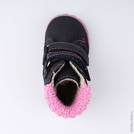 352190-32 Ботинки для девочки светло-синий фото №4