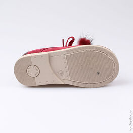 332102-22 Полуботинки для девочки бордовый фото №3