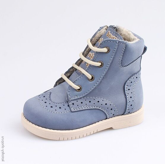152207-31 Ботинки для мальчики светло-синий