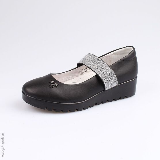 632265-22 Туфли для девочки черный