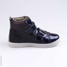 652117-31 Ботинки для девочки светло-синий фото №2