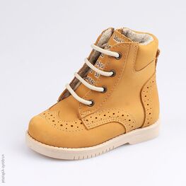 152207-32 Ботинки для мальчики желтый